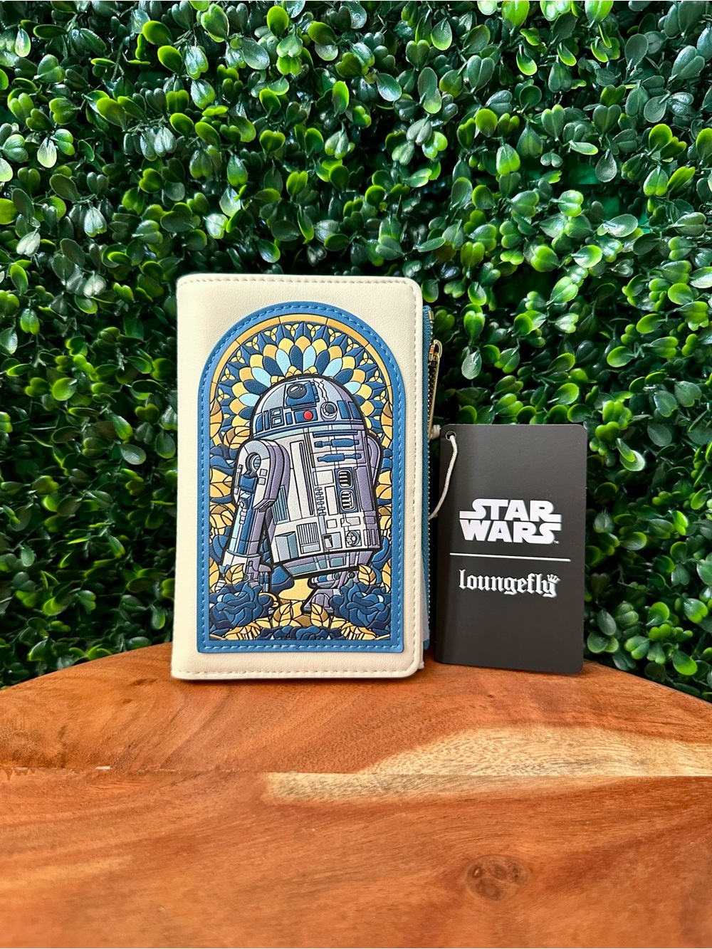Loungefly Star Wars R2-D2 Stained Glass Portrait Wallet